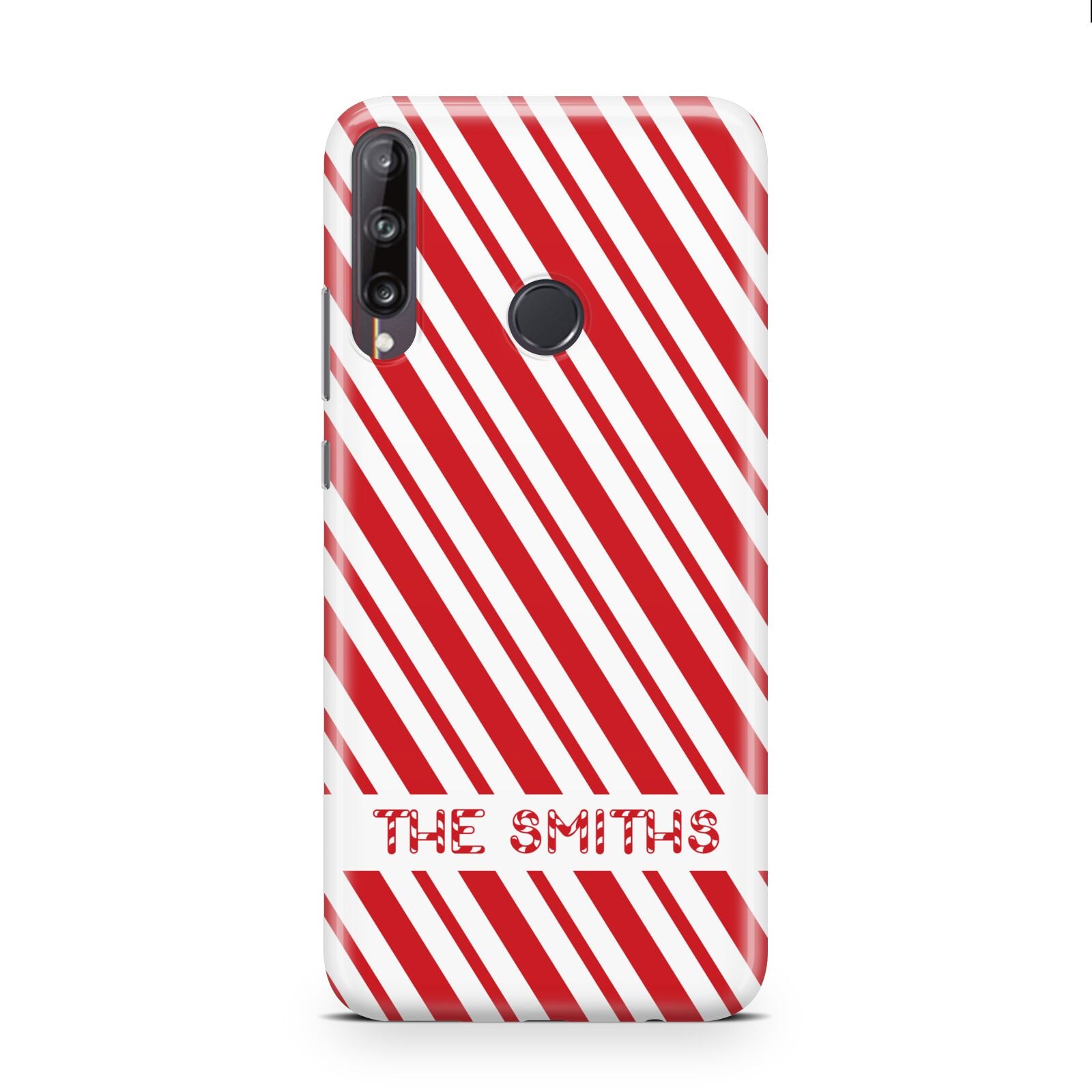 Candy Cane Personalised Huawei P40 Lite E Phone Case