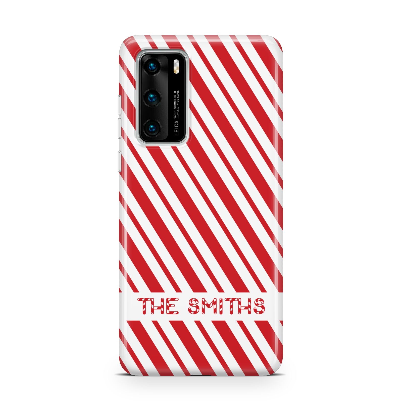 Candy Cane Personalised Huawei P40 Phone Case