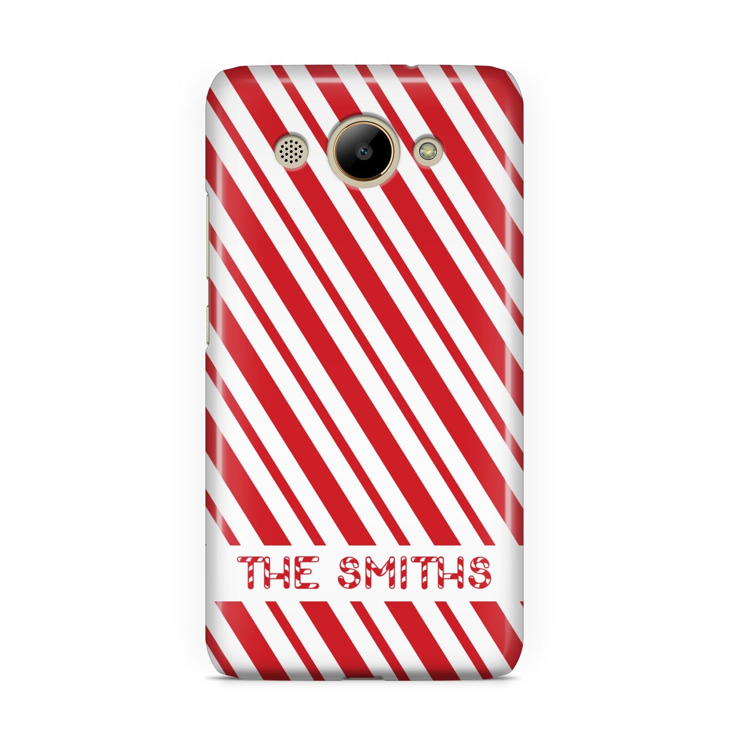 Candy Cane Personalised Huawei Y3 2017