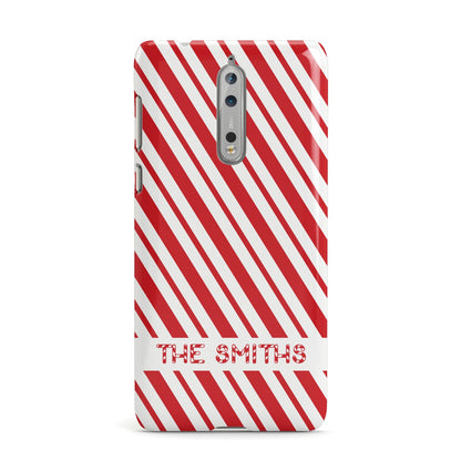 Candy Cane Personalised Nokia Case