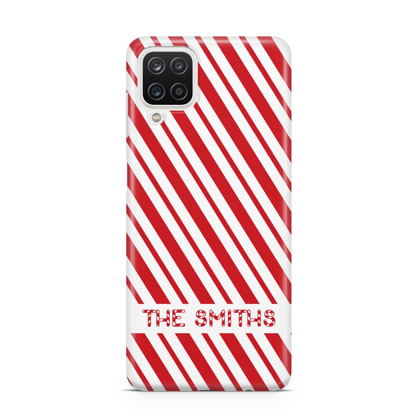 Candy Cane Personalised Samsung A12 Case