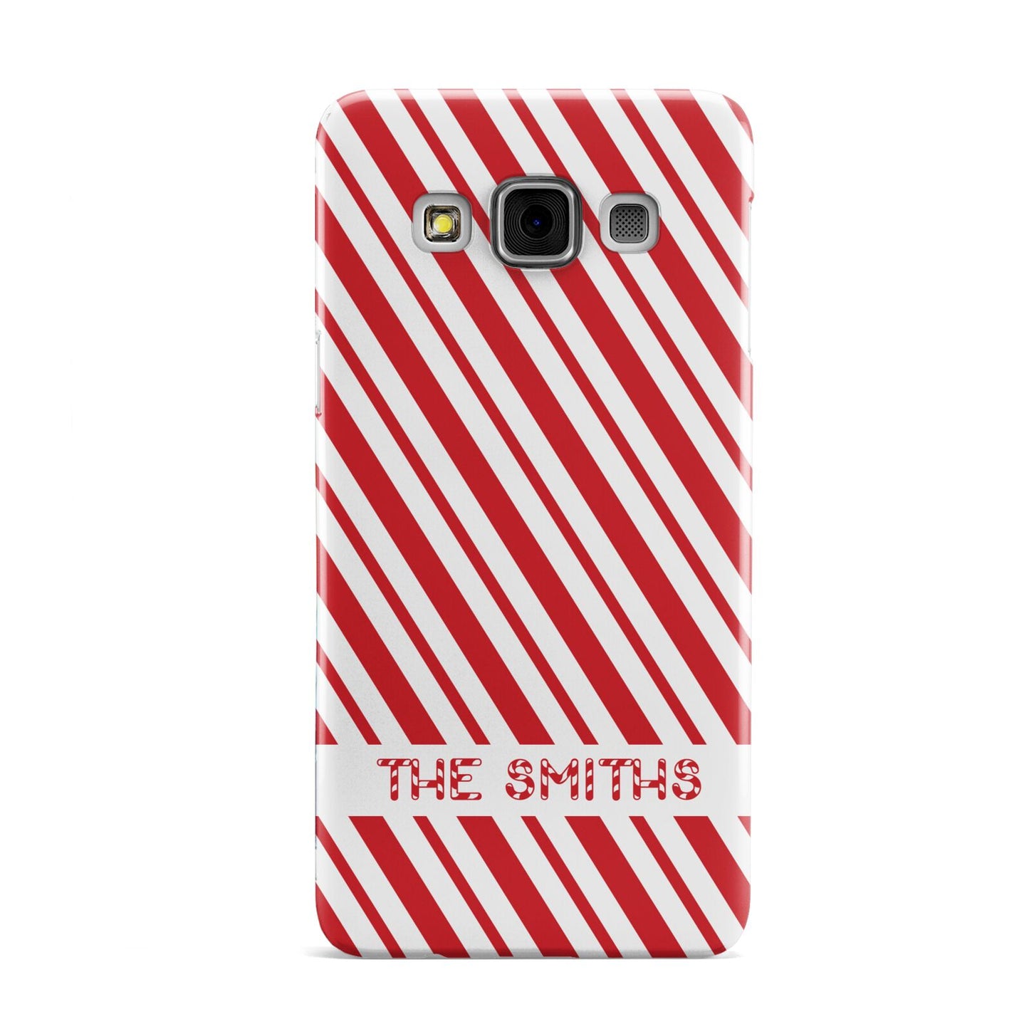 Candy Cane Personalised Samsung Galaxy A3 Case