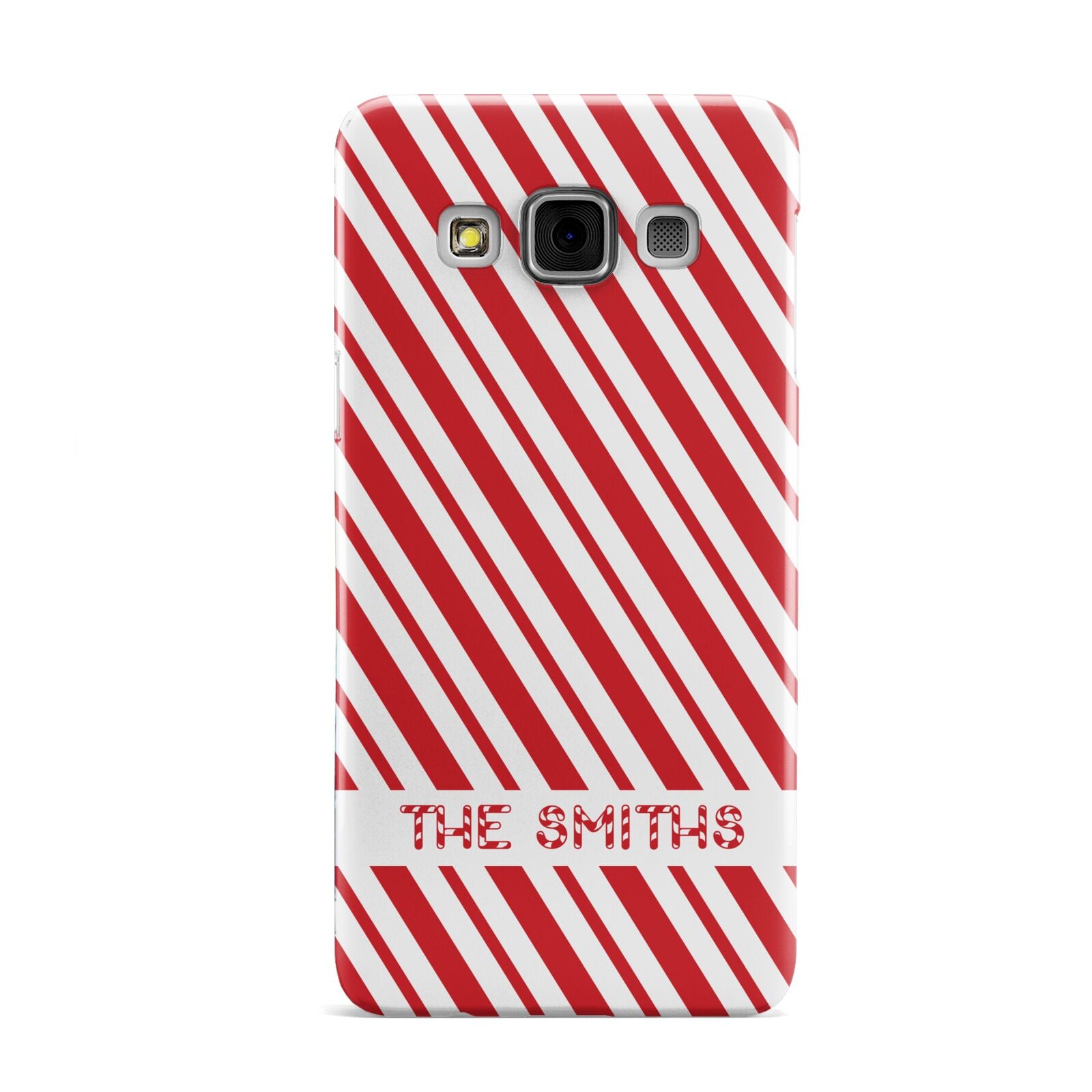 Candy Cane Personalised Samsung Galaxy A3 Case