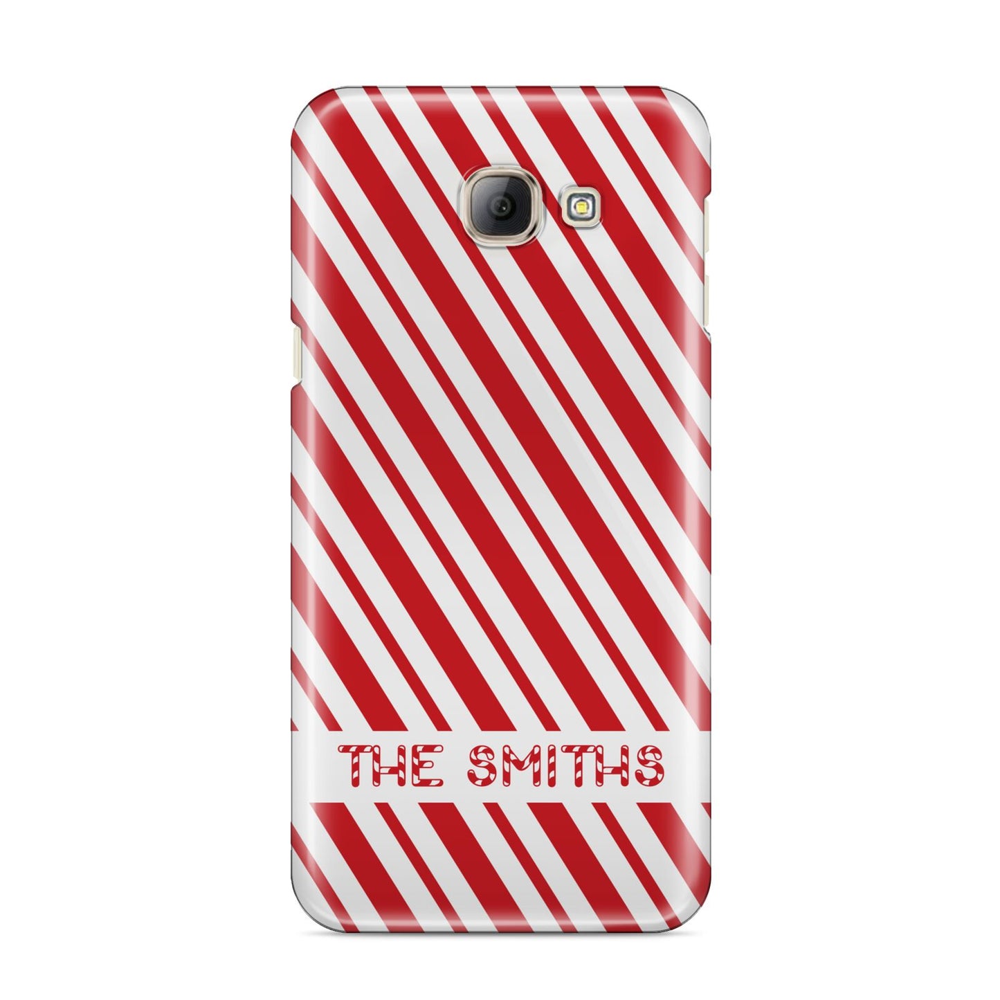 Candy Cane Personalised Samsung Galaxy A8 2016 Case