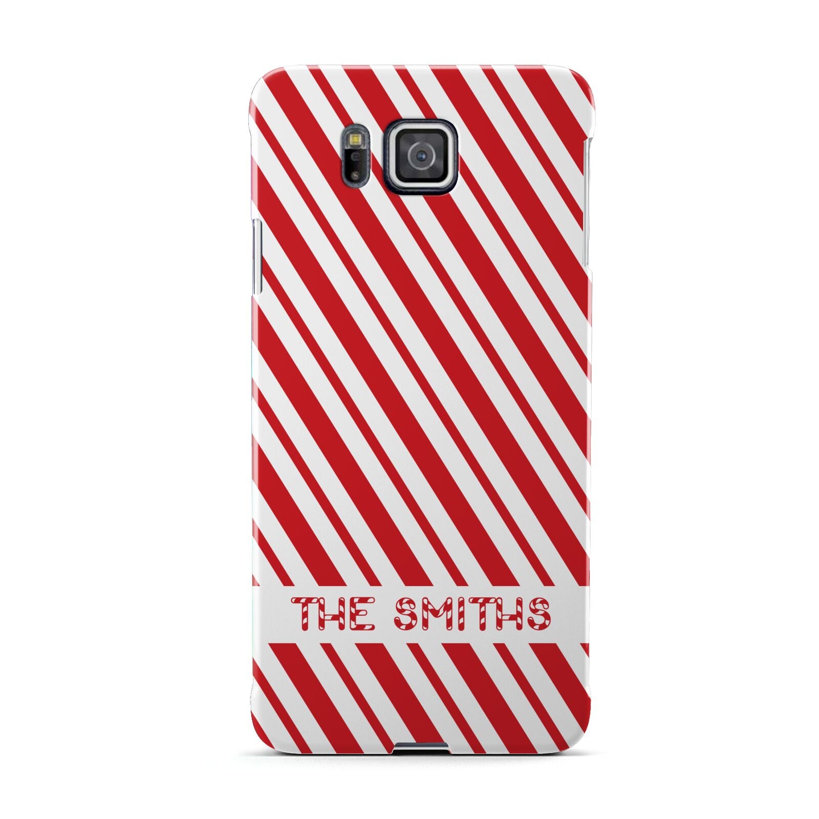 Candy Cane Personalised Samsung Galaxy Alpha Case