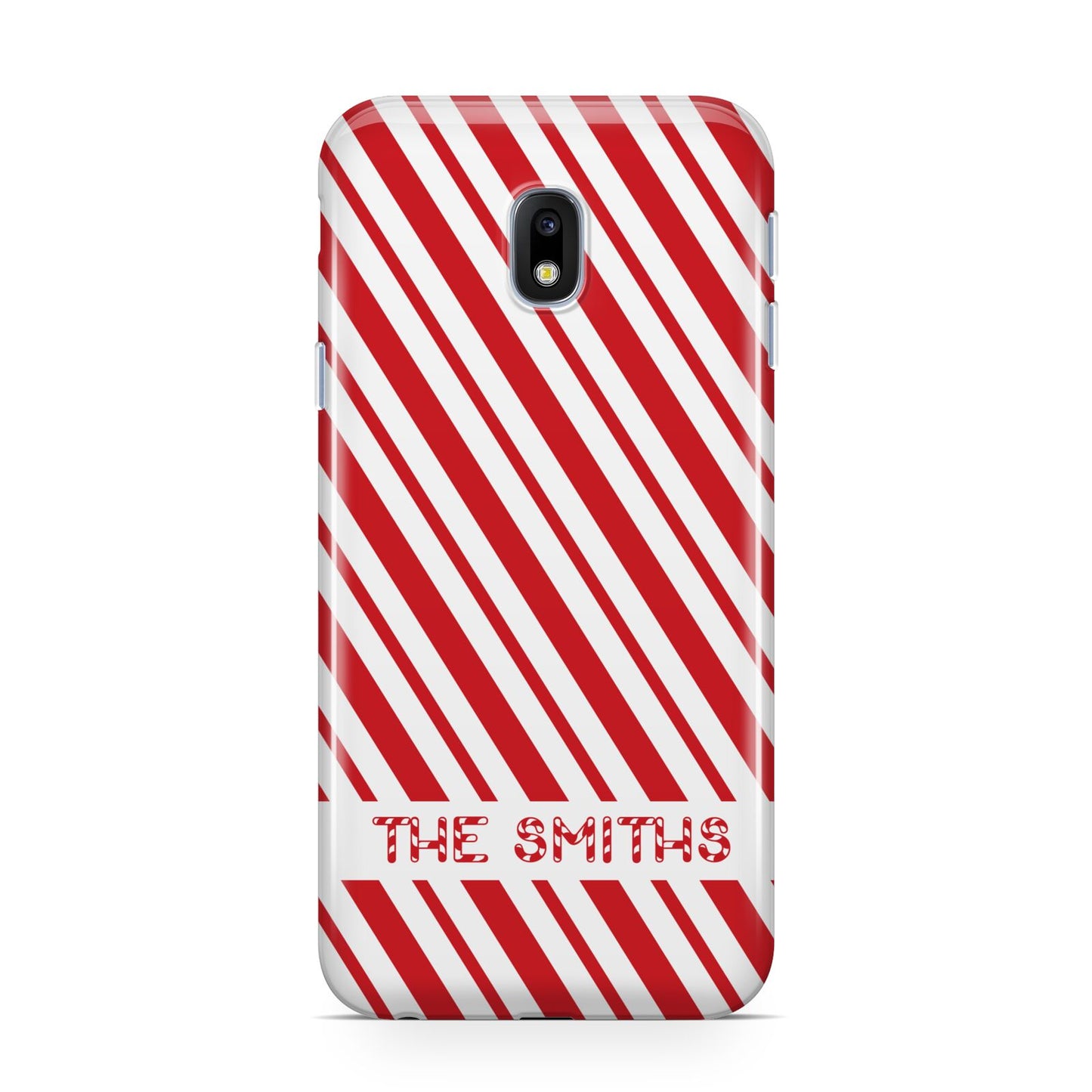 Candy Cane Personalised Samsung Galaxy J3 2017 Case