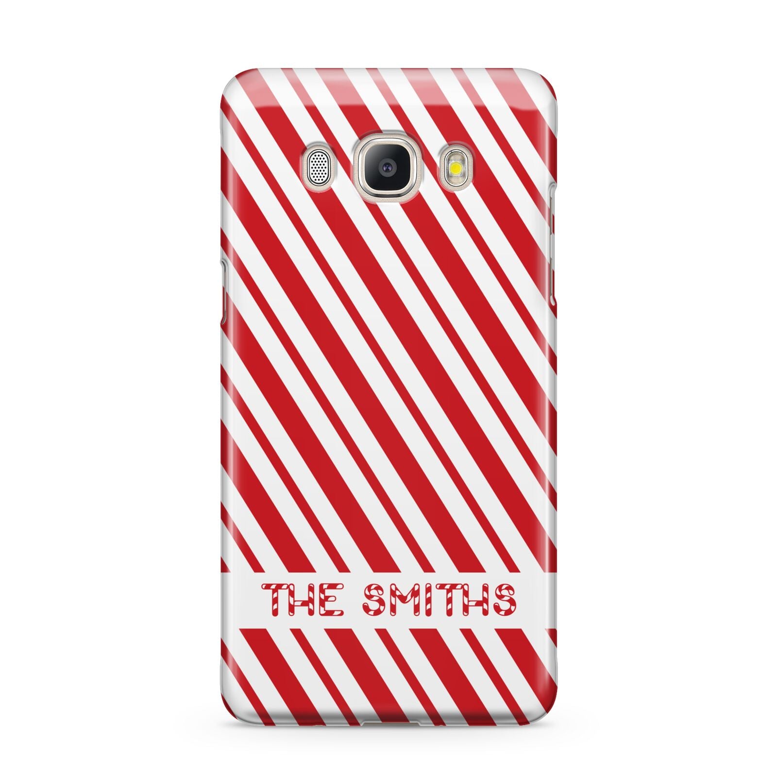 Candy Cane Personalised Samsung Galaxy J5 2016 Case