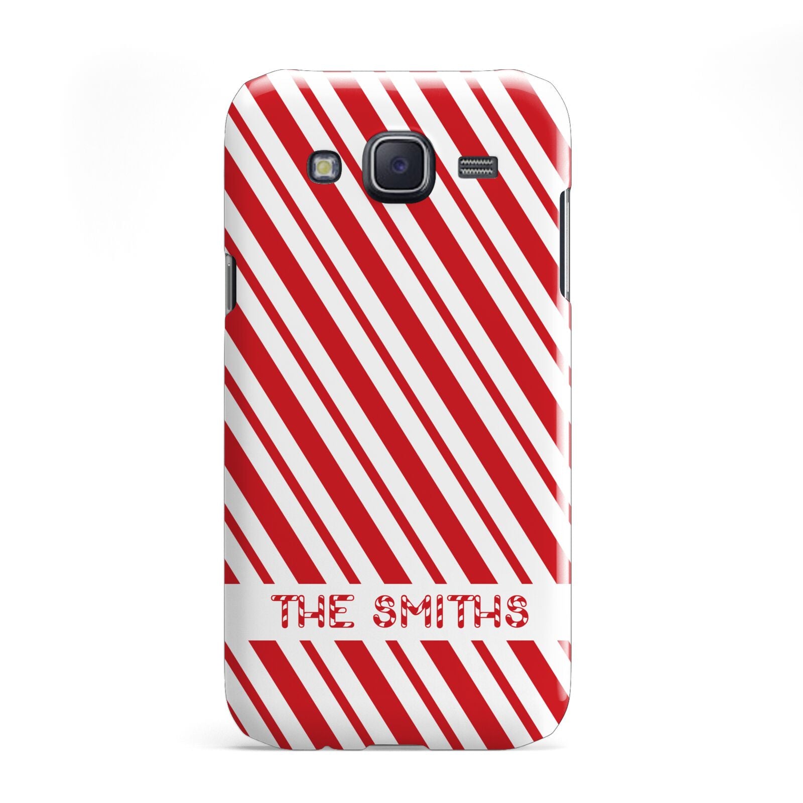 Candy Cane Personalised Samsung Galaxy J5 Case