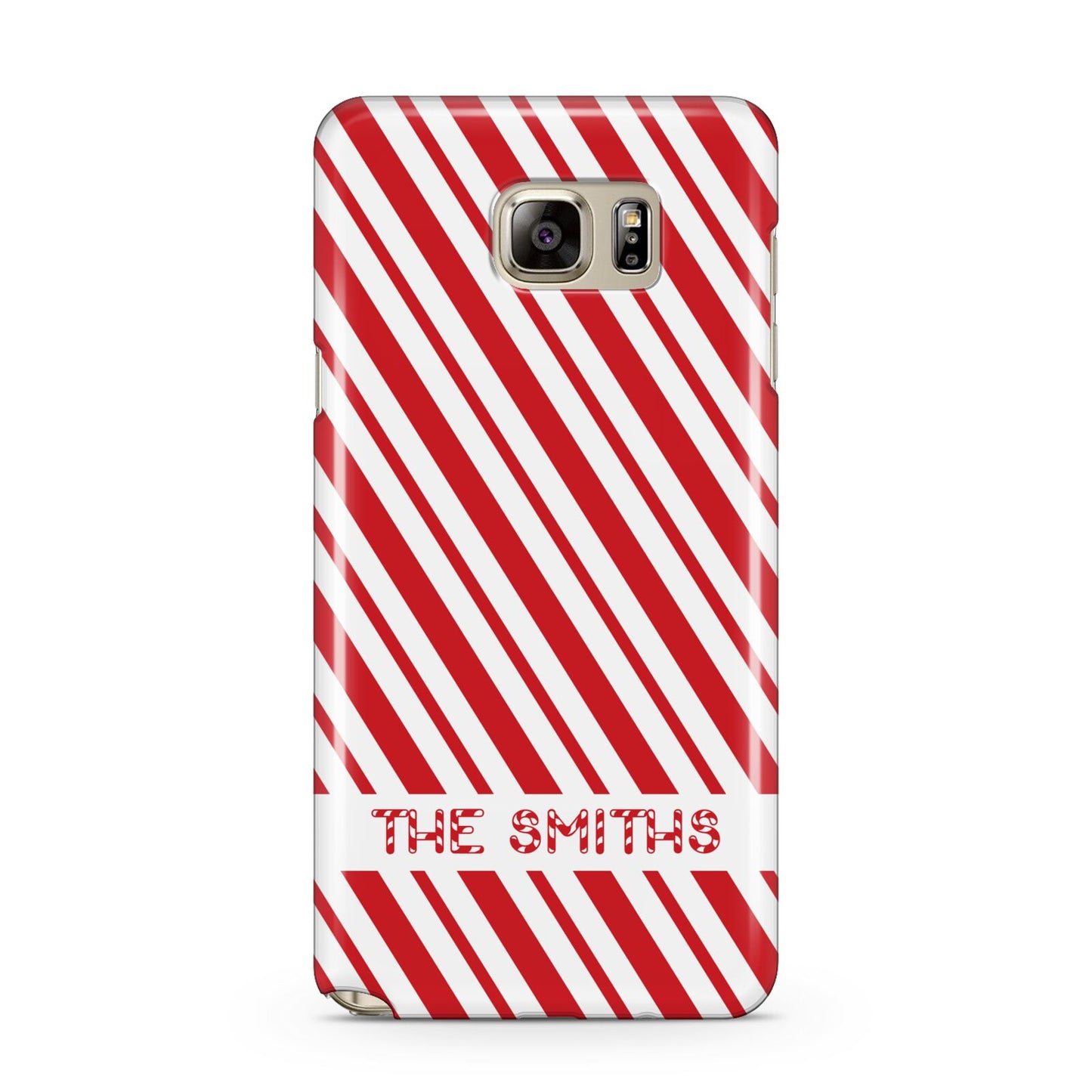 Candy Cane Personalised Samsung Galaxy Note 5 Case