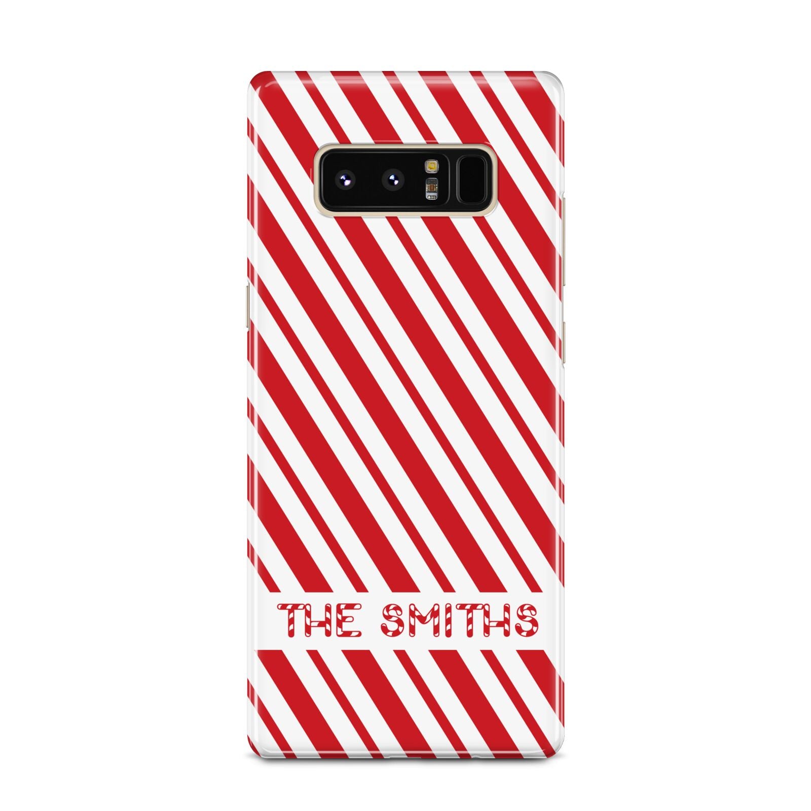 Candy Cane Personalised Samsung Galaxy Note 8 Case