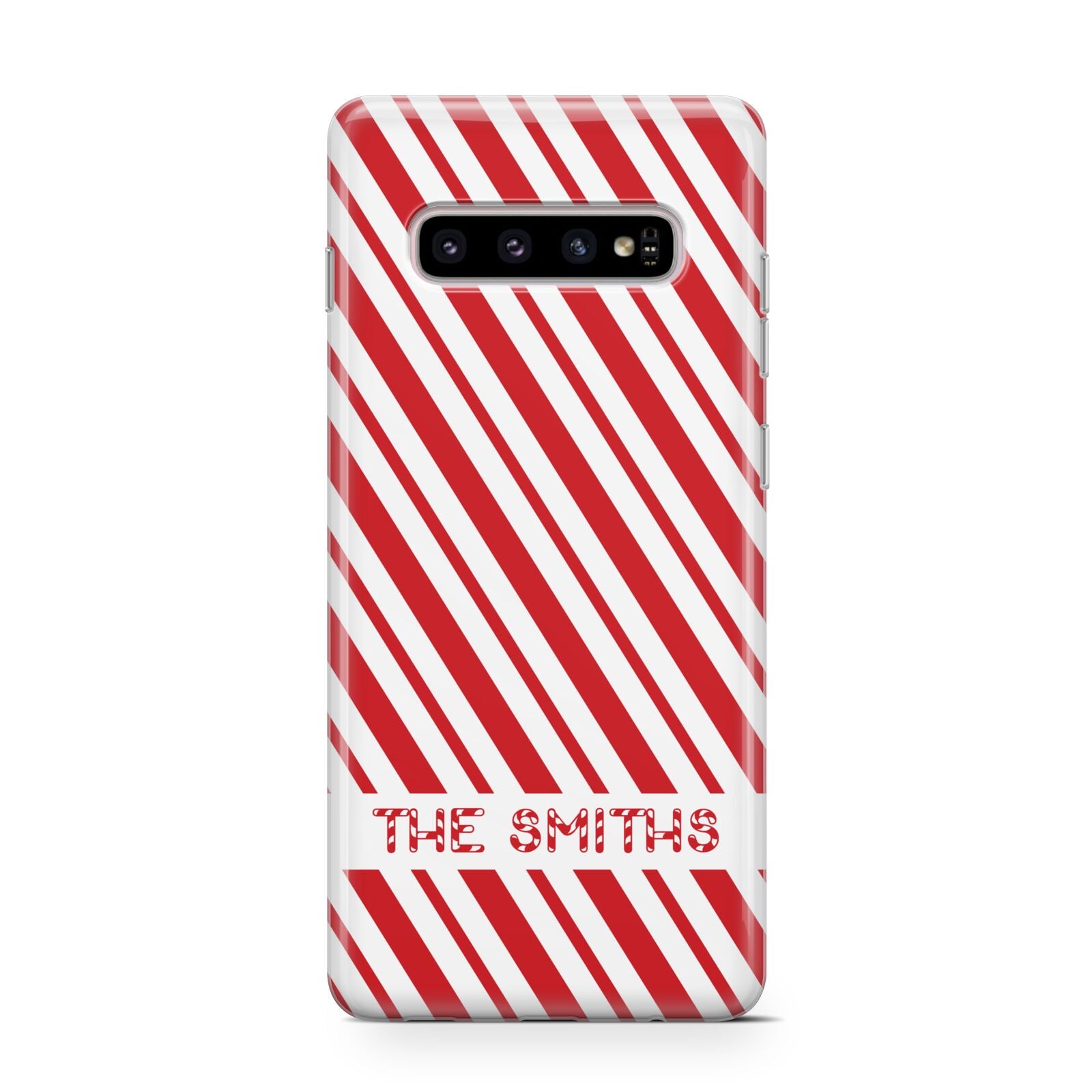 Candy Cane Personalised Samsung Galaxy S10 Case