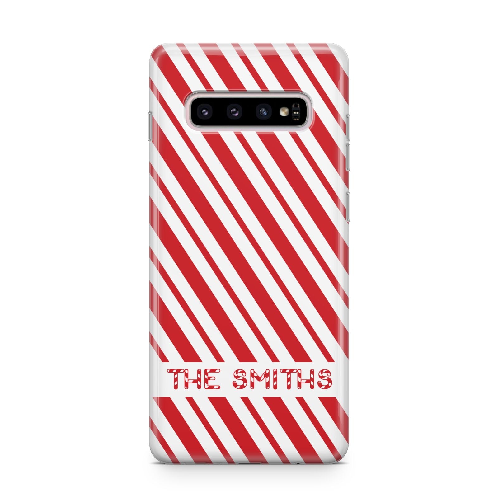 Candy Cane Personalised Samsung Galaxy S10 Plus Case