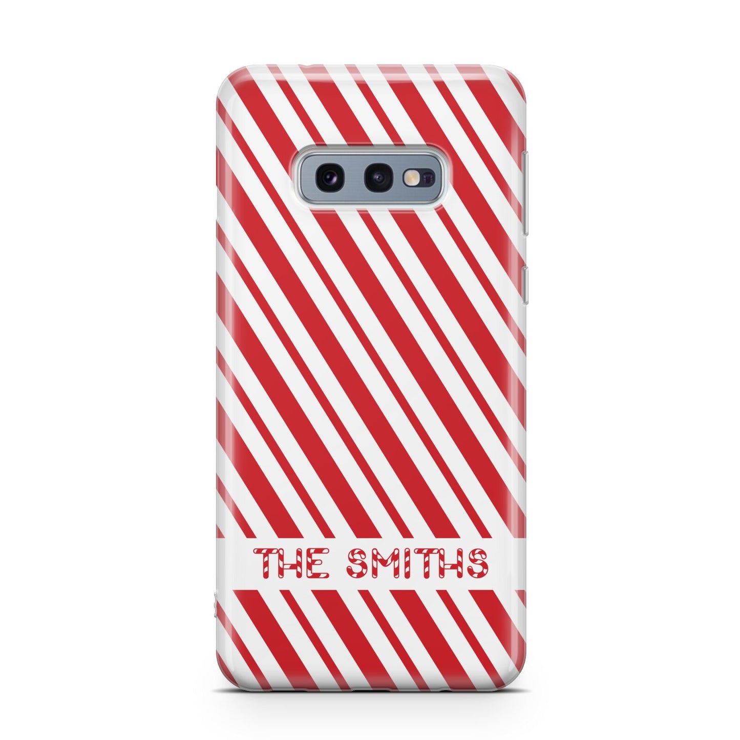 Candy Cane Personalised Samsung Galaxy S10E Case