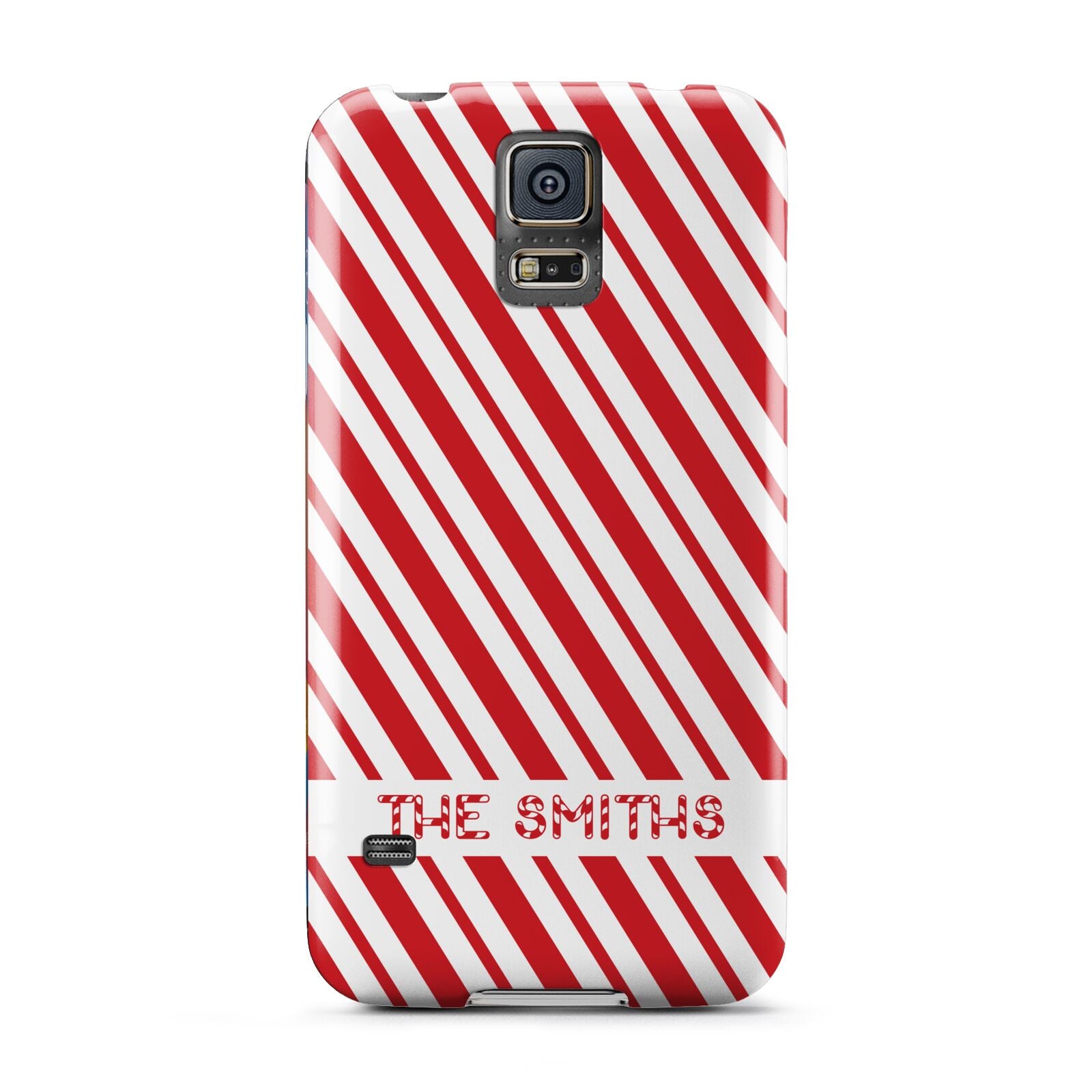 Candy Cane Personalised Samsung Galaxy S5 Case