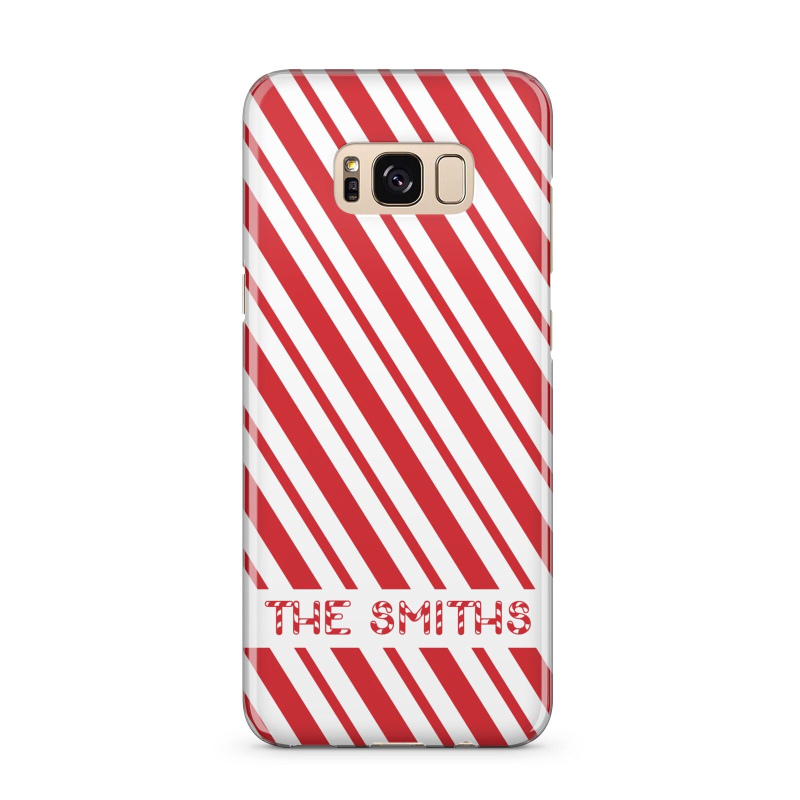 Candy Cane Personalised Samsung Galaxy S8 Plus Case