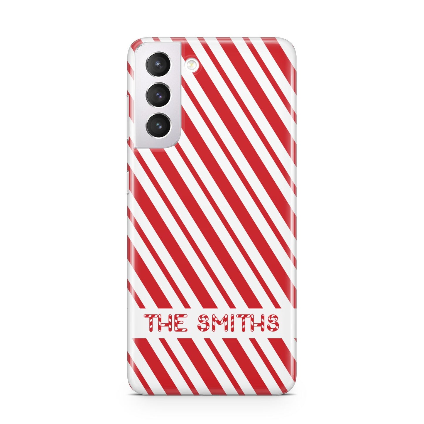 Candy Cane Personalised Samsung S21 Case