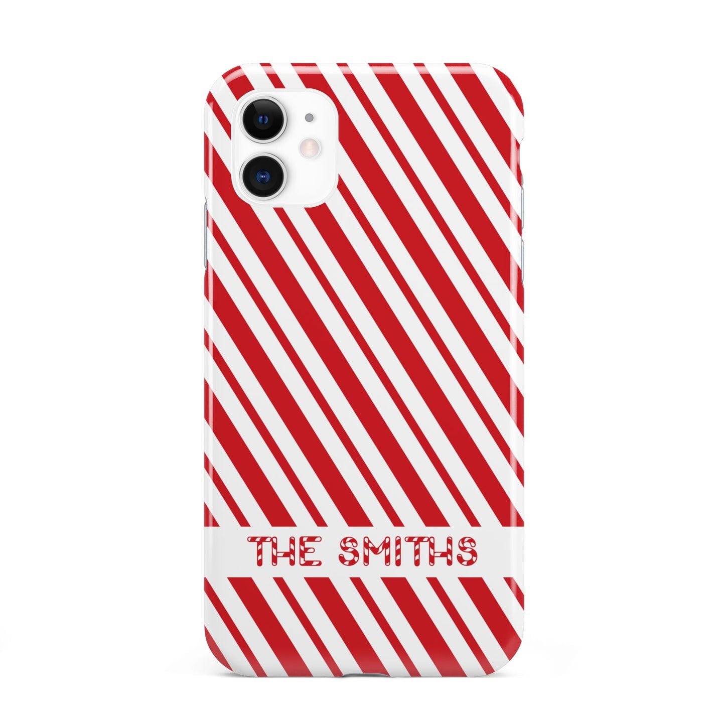 Candy Cane Personalised iPhone 11 3D Tough Case