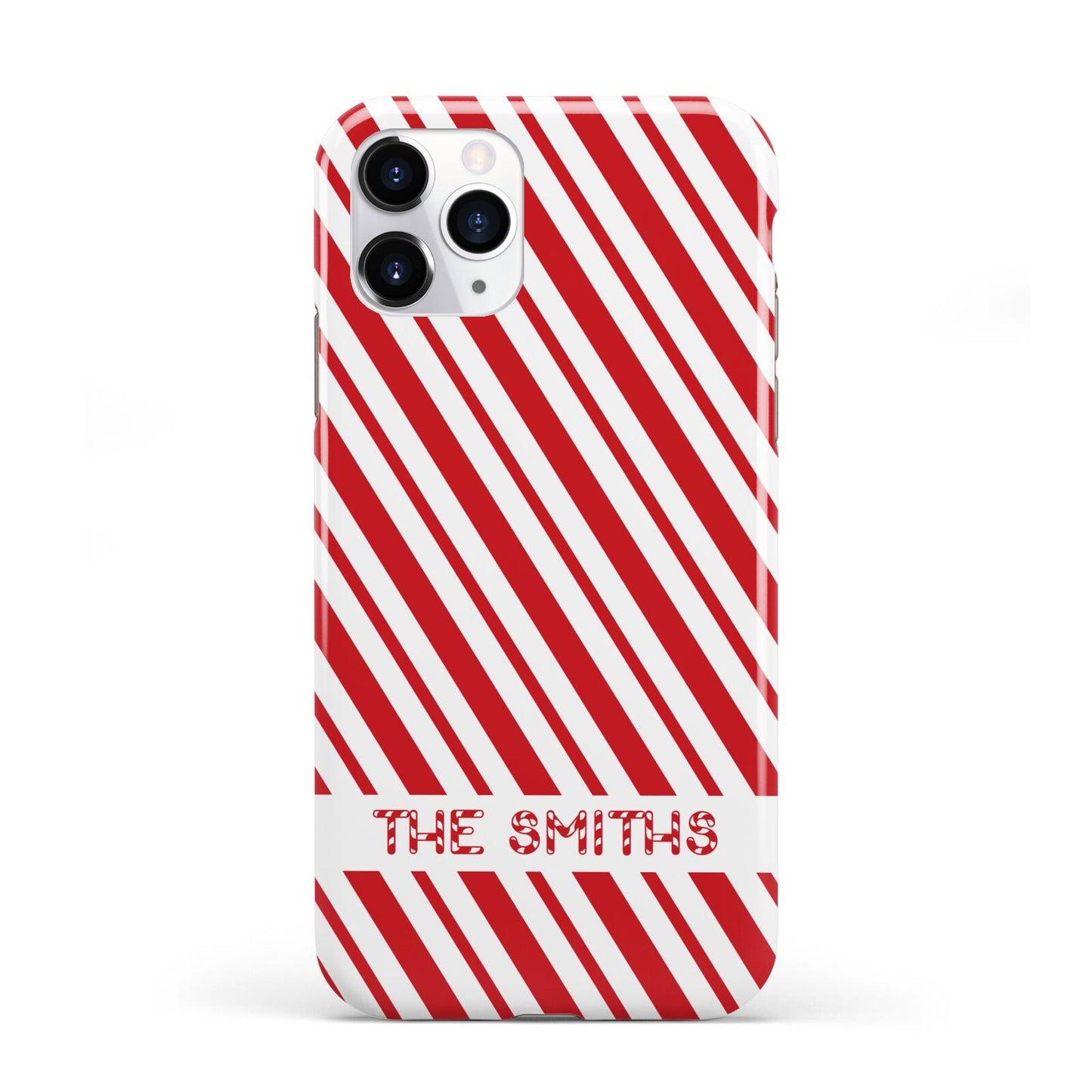 Candy Cane Personalised iPhone 11 Pro 3D Tough Case