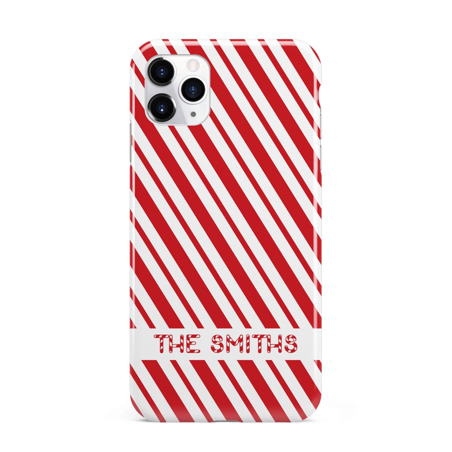 Candy Cane Personalised iPhone 11 Pro Max 3D Tough Case