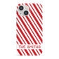 Candy Cane Personalised iPhone 13 Mini Full Wrap 3D Snap Case