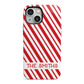 Candy Cane Personalised iPhone 13 Mini Full Wrap 3D Tough Case