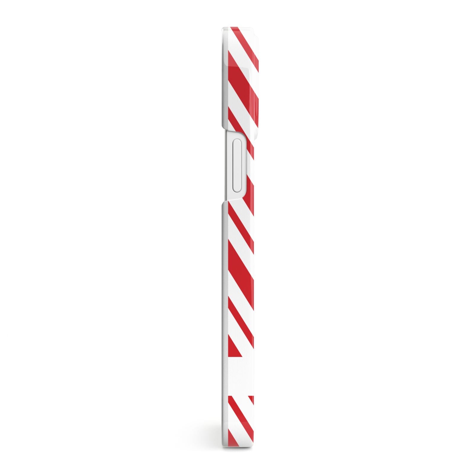 Candy Cane Personalised iPhone 13 Mini Side Image 3D Snap Case