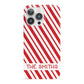 Candy Cane Personalised iPhone 13 Pro Full Wrap 3D Snap Case