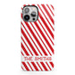 Candy Cane Personalised iPhone 13 Pro Max Full Wrap 3D Tough Case