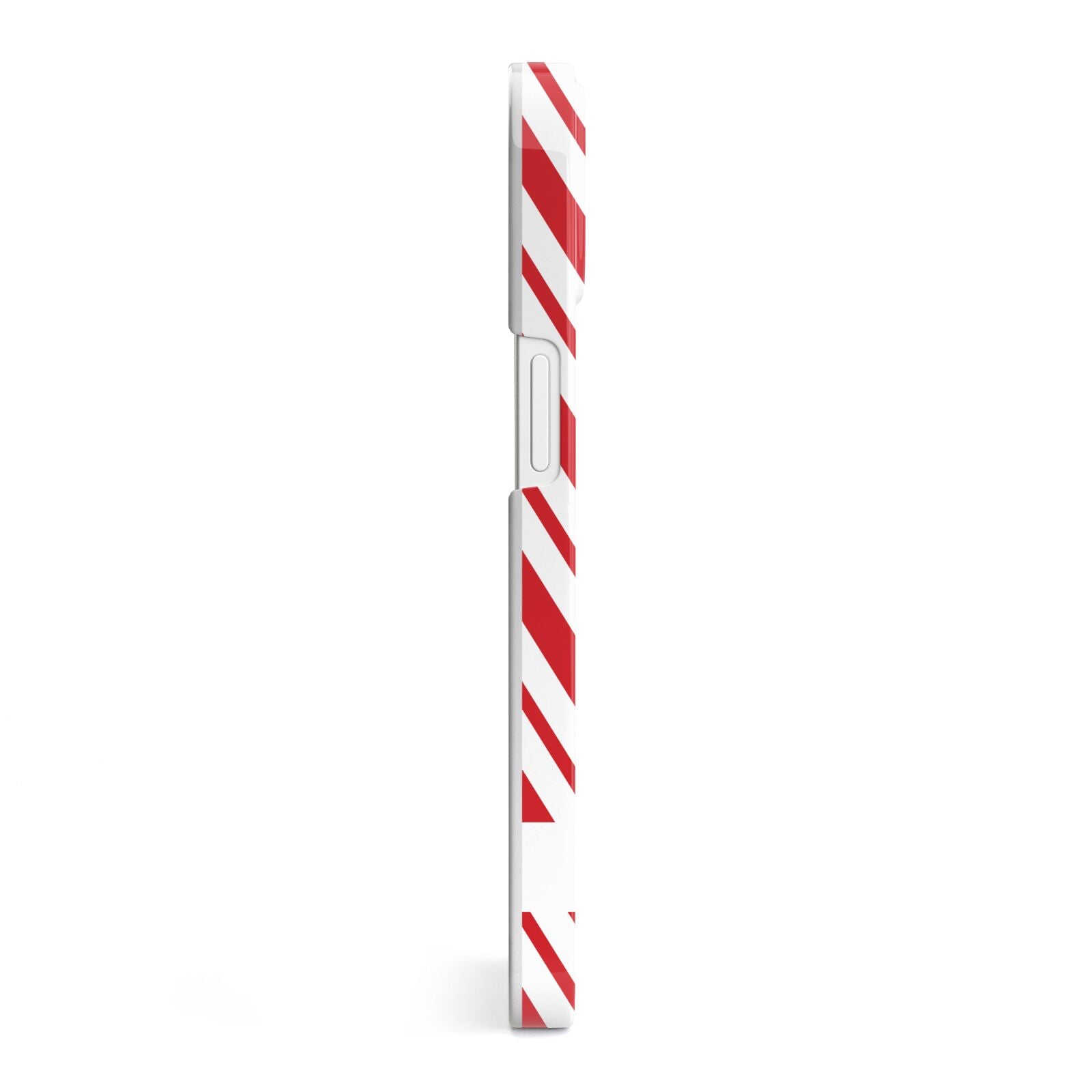Candy Cane Personalised iPhone 13 Side Image 3D Snap Case
