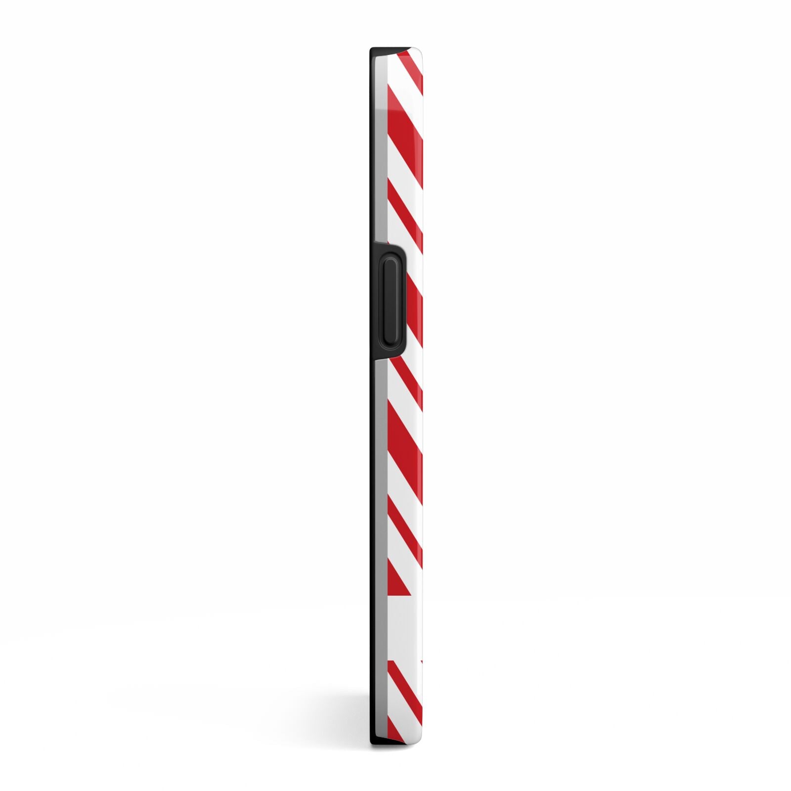 Candy Cane Personalised iPhone 13 Side Image 3D Tough Case