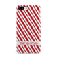 Candy Cane Personalised iPhone 8 Plus 3D Snap Case on Gold Phone