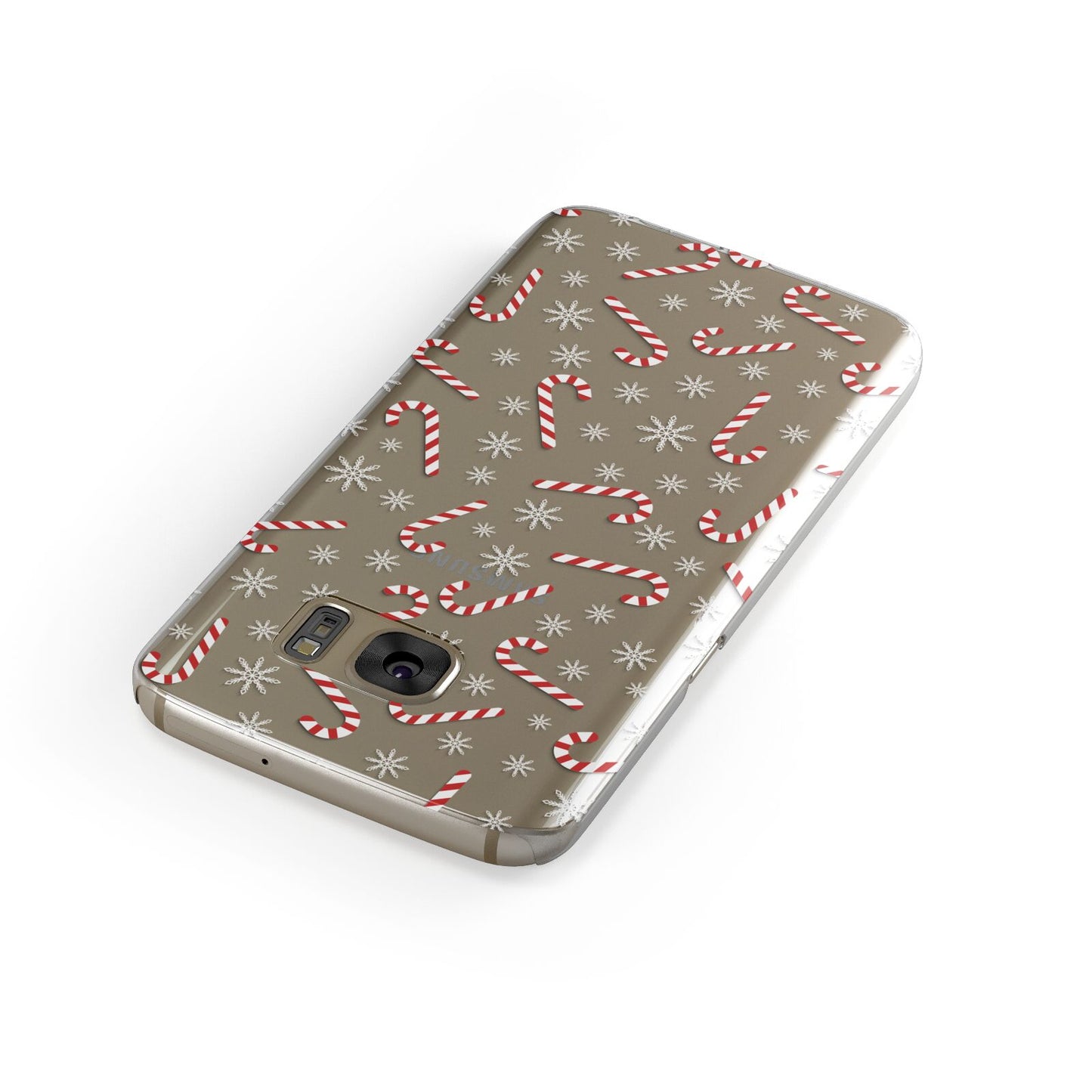 Candy Cane Samsung Galaxy Case Front Close Up