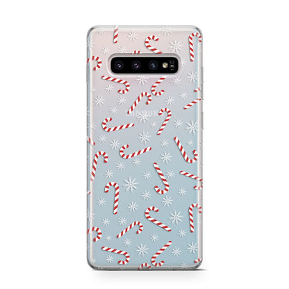 Candy Cane Samsung Galaxy S10 Case