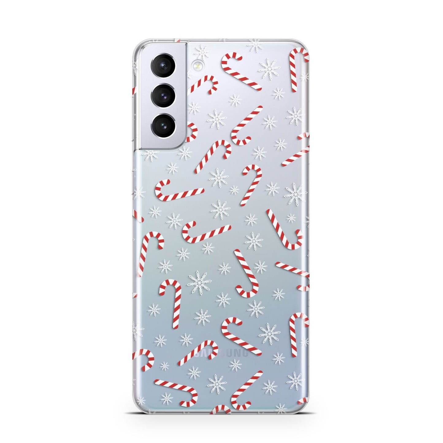 Candy Cane Samsung S21 Plus Case