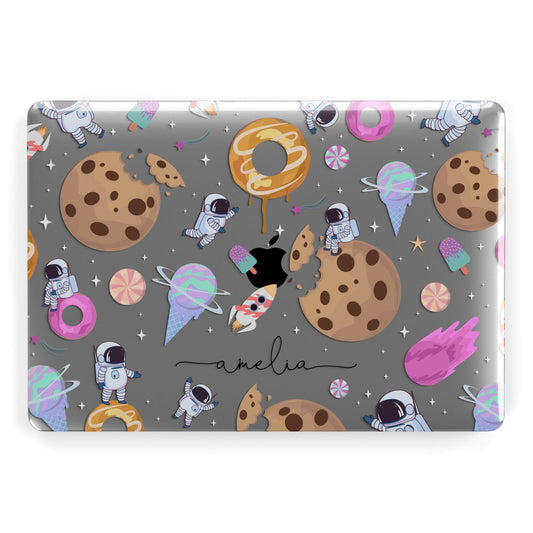 Candyland Galaxy Clear Personalised Apple MacBook Case