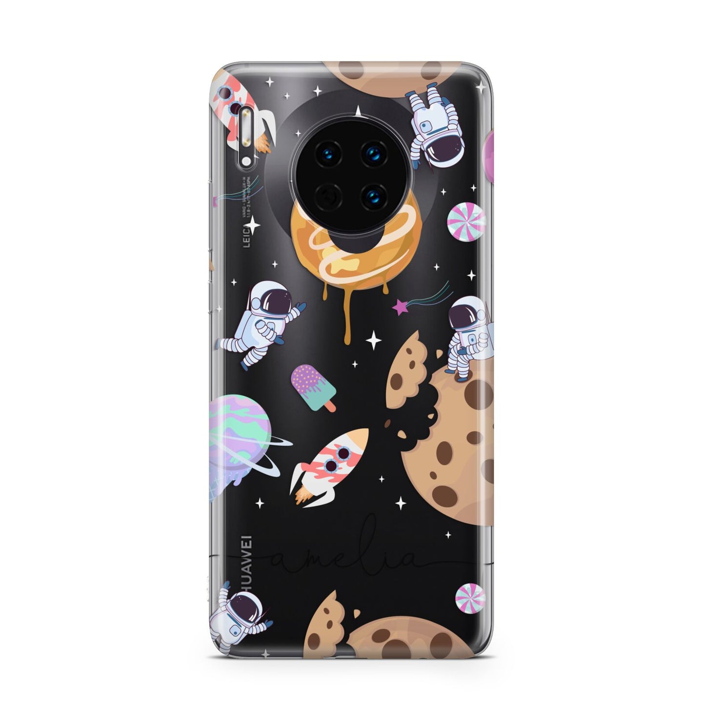 Candyland Galaxy Clear Personalised Huawei Mate 30