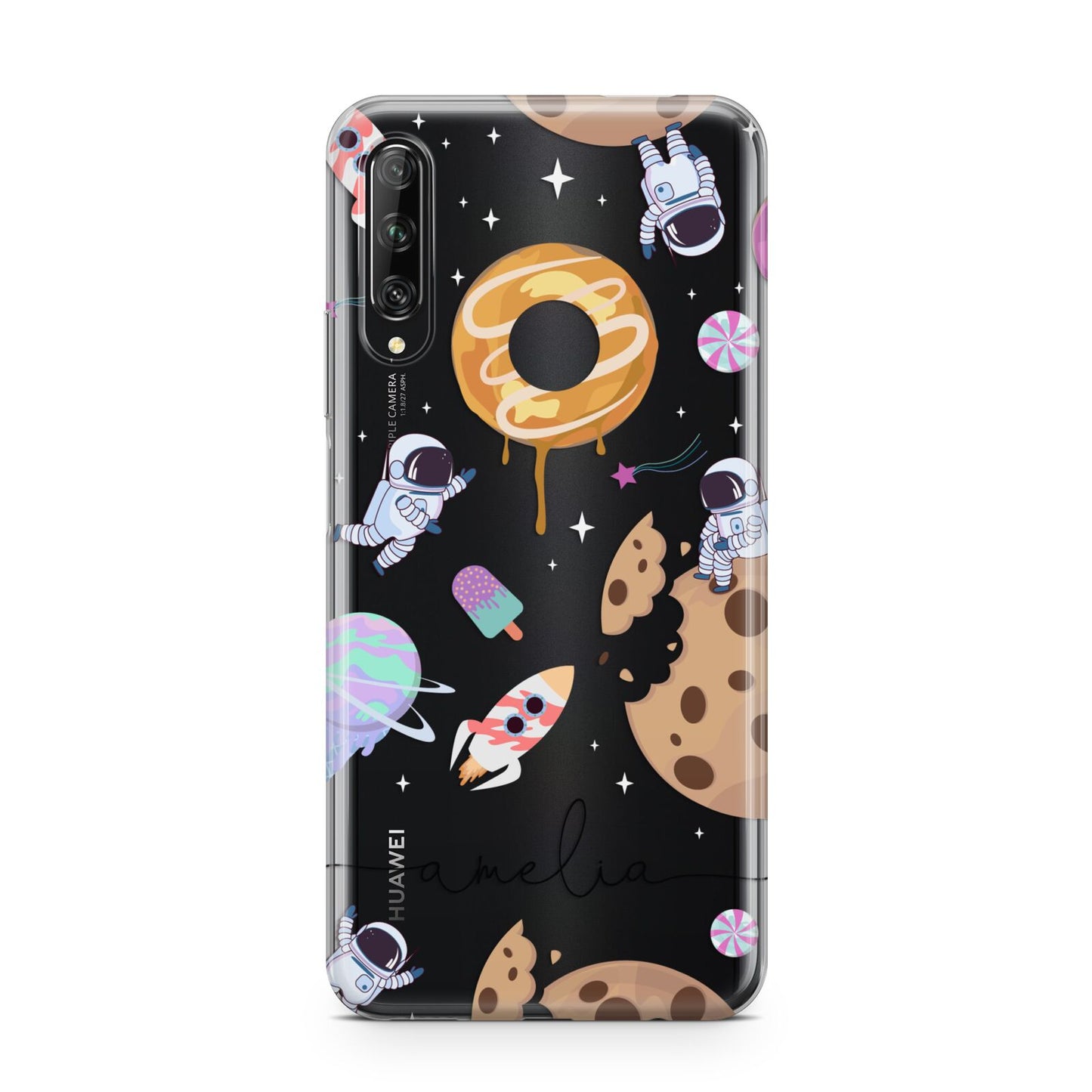 Candyland Galaxy Clear Personalised Huawei P Smart Pro 2019