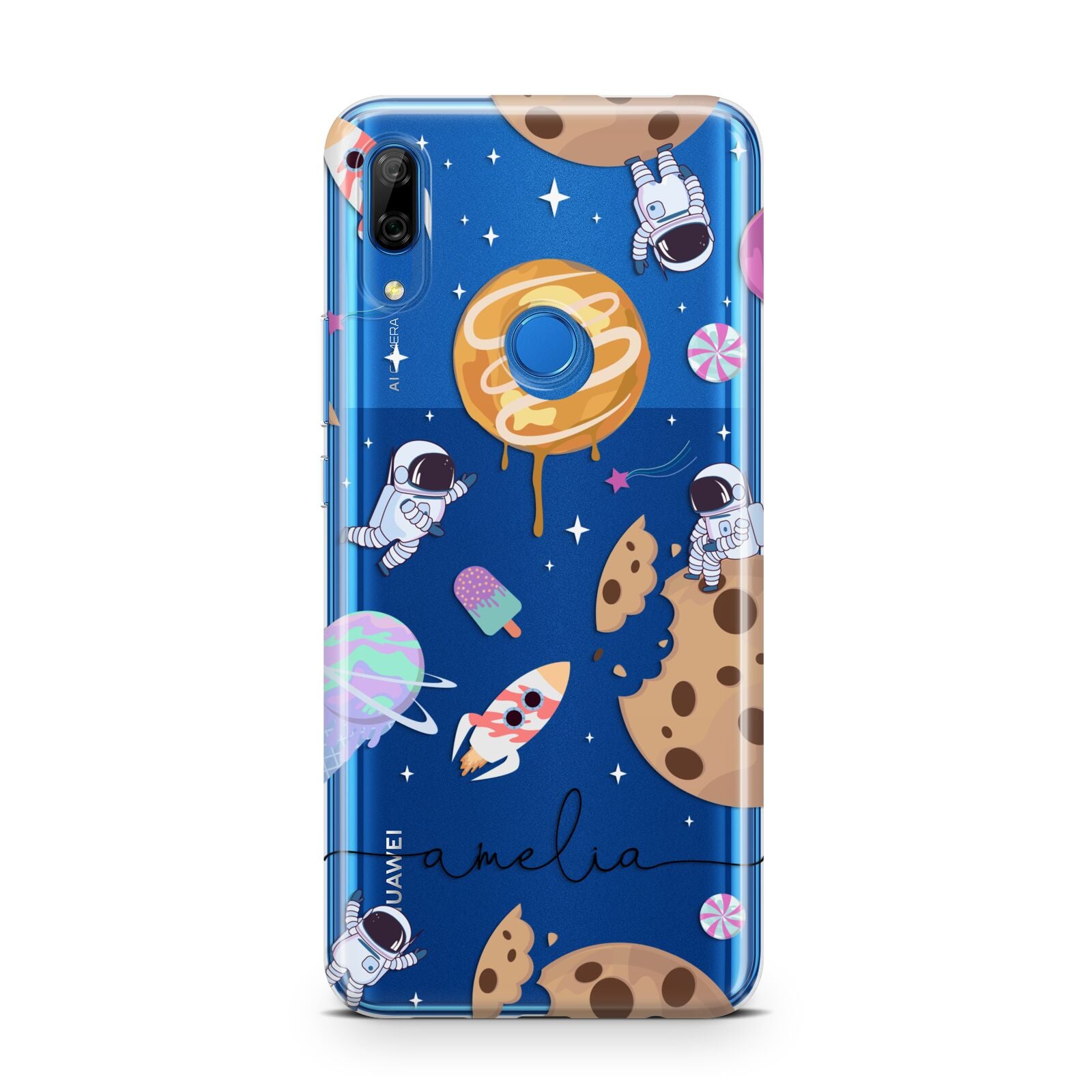 Candyland Galaxy Clear Personalised Huawei P Smart Z