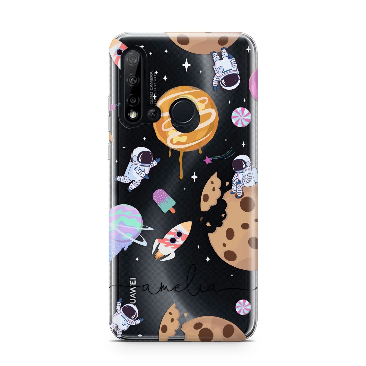 Candyland Galaxy Clear Personalised Huawei P20 Lite 5G Phone Case