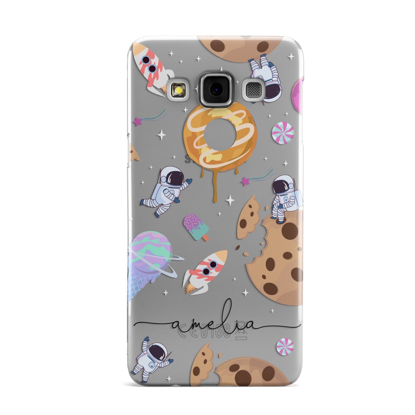 Candyland Galaxy Clear Personalised Samsung Galaxy A3 Case