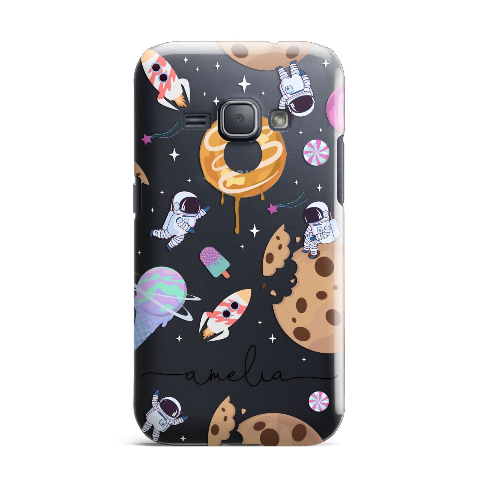 Candyland Galaxy Clear Personalised Samsung Galaxy J1 2016 Case