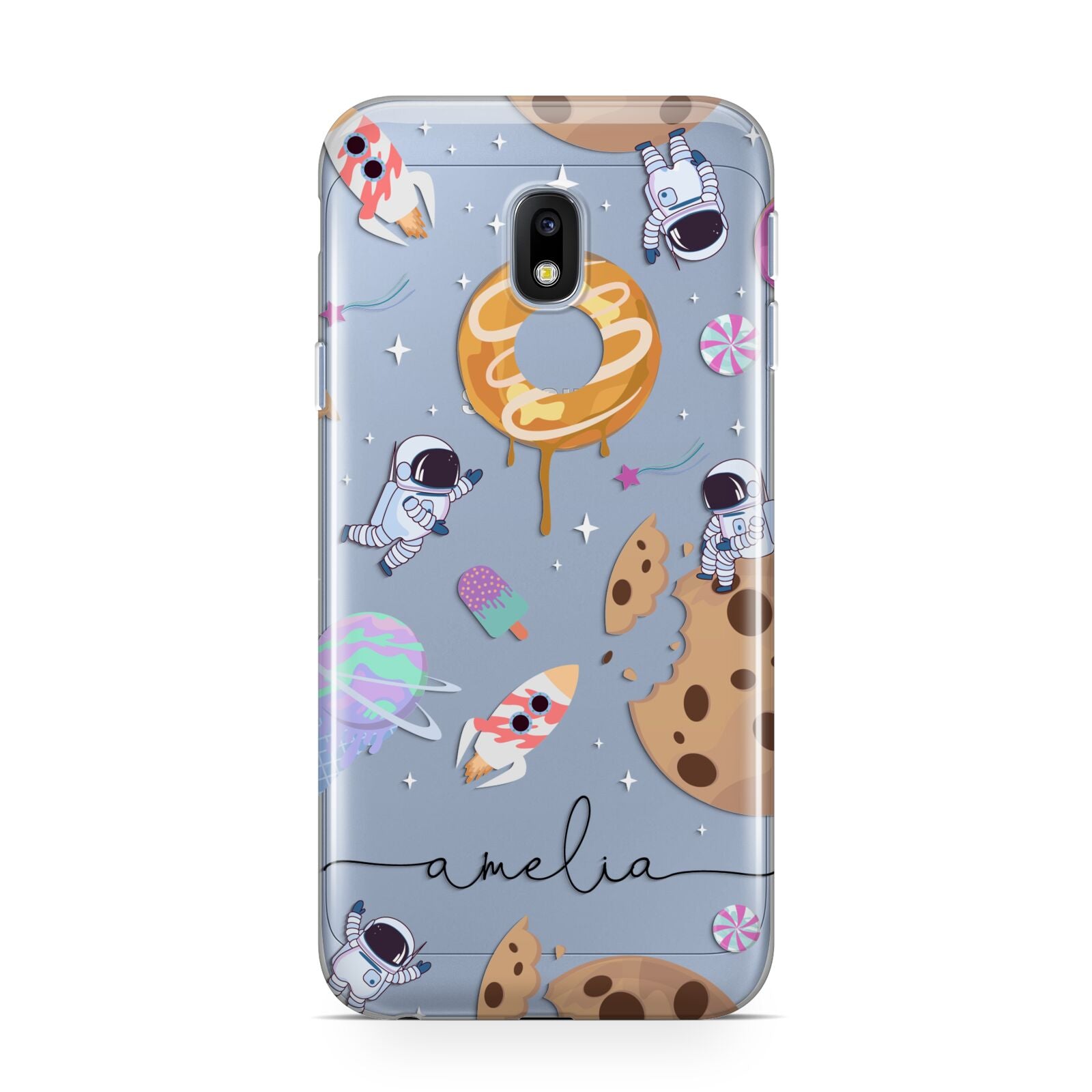 Candyland Galaxy Clear Personalised Samsung Galaxy J3 2017 Case