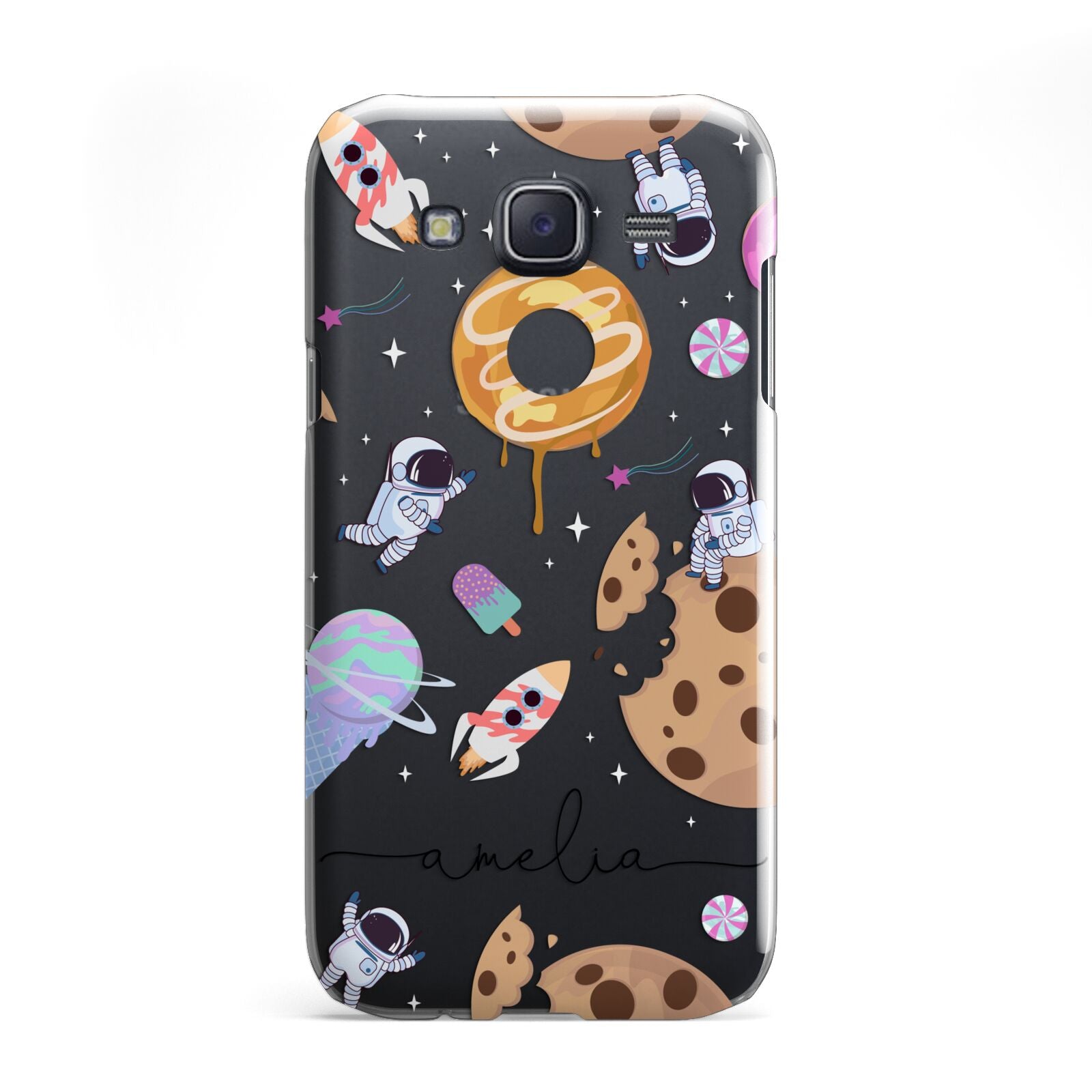 Candyland Galaxy Clear Personalised Samsung Galaxy J5 Case