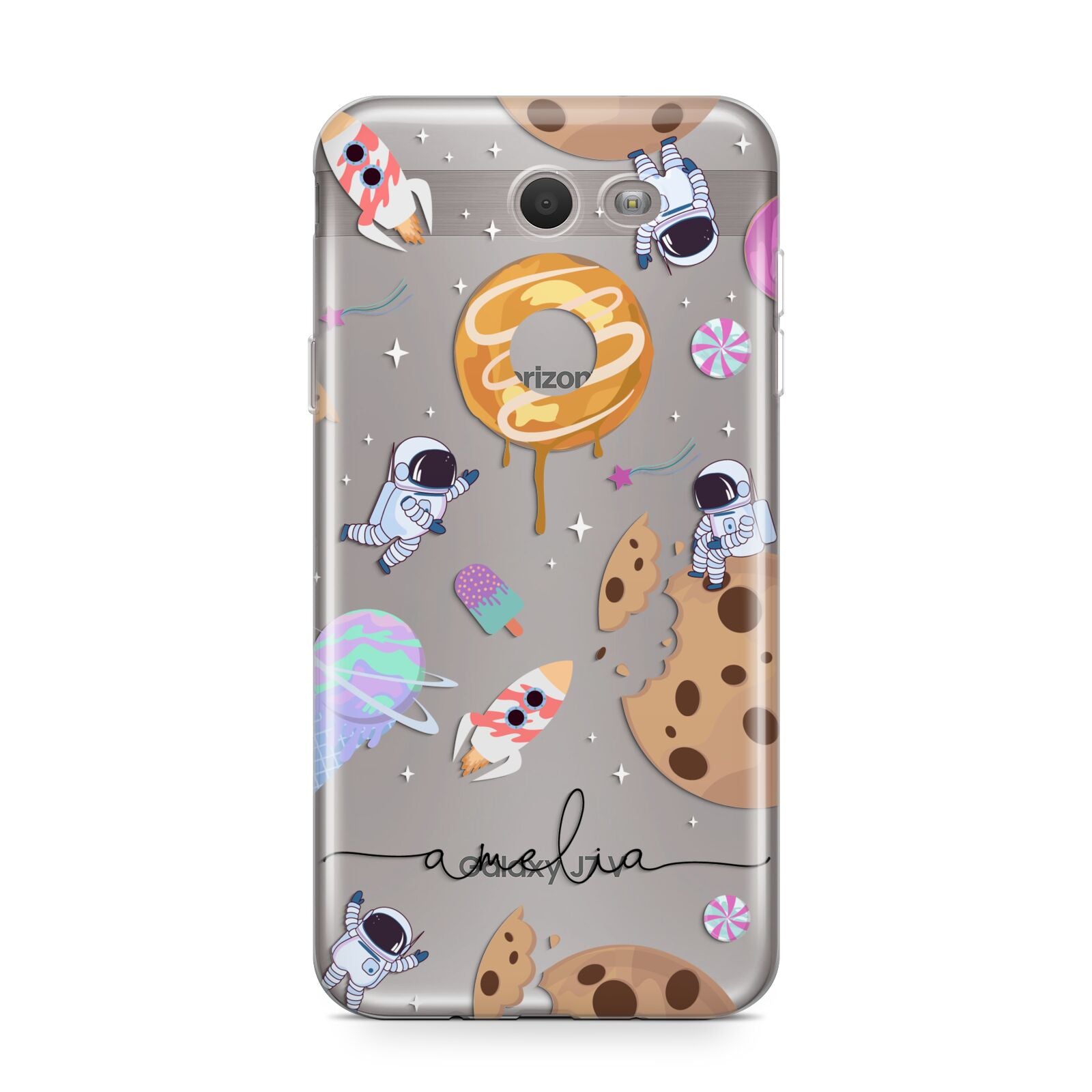 Candyland Galaxy Clear Personalised Samsung Galaxy J7 2017 Case