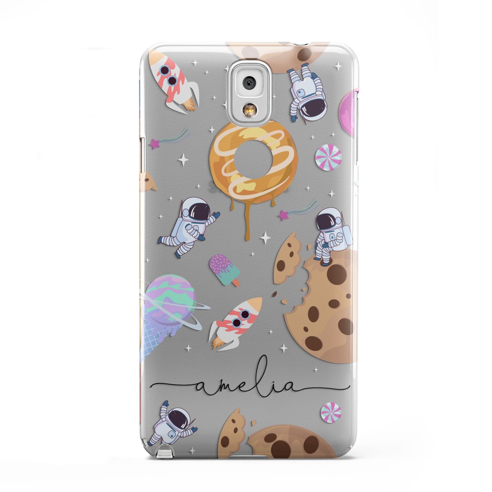 Candyland Galaxy Clear Personalised Samsung Galaxy Note 3 Case