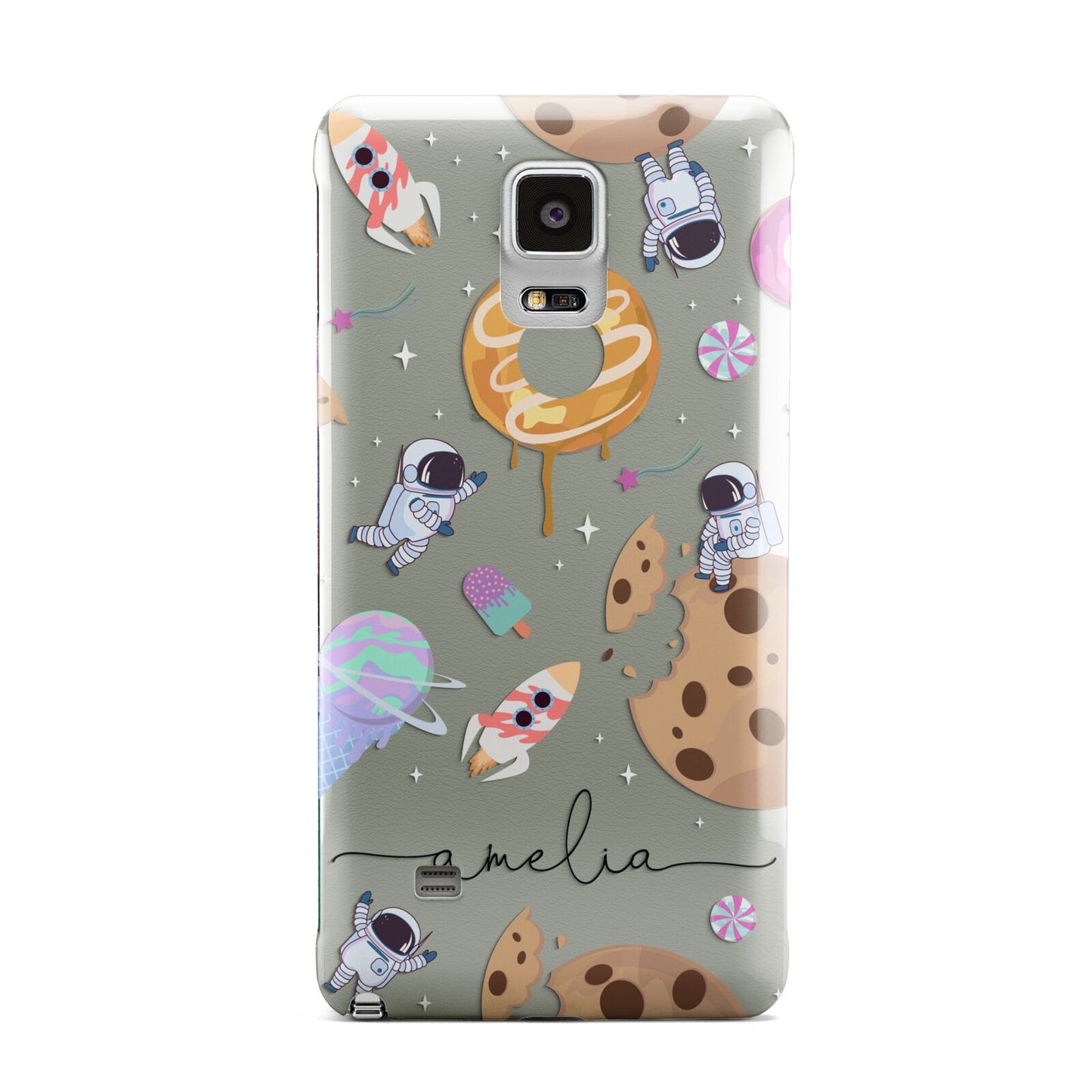 Candyland Galaxy Clear Personalised Samsung Galaxy Note 4 Case