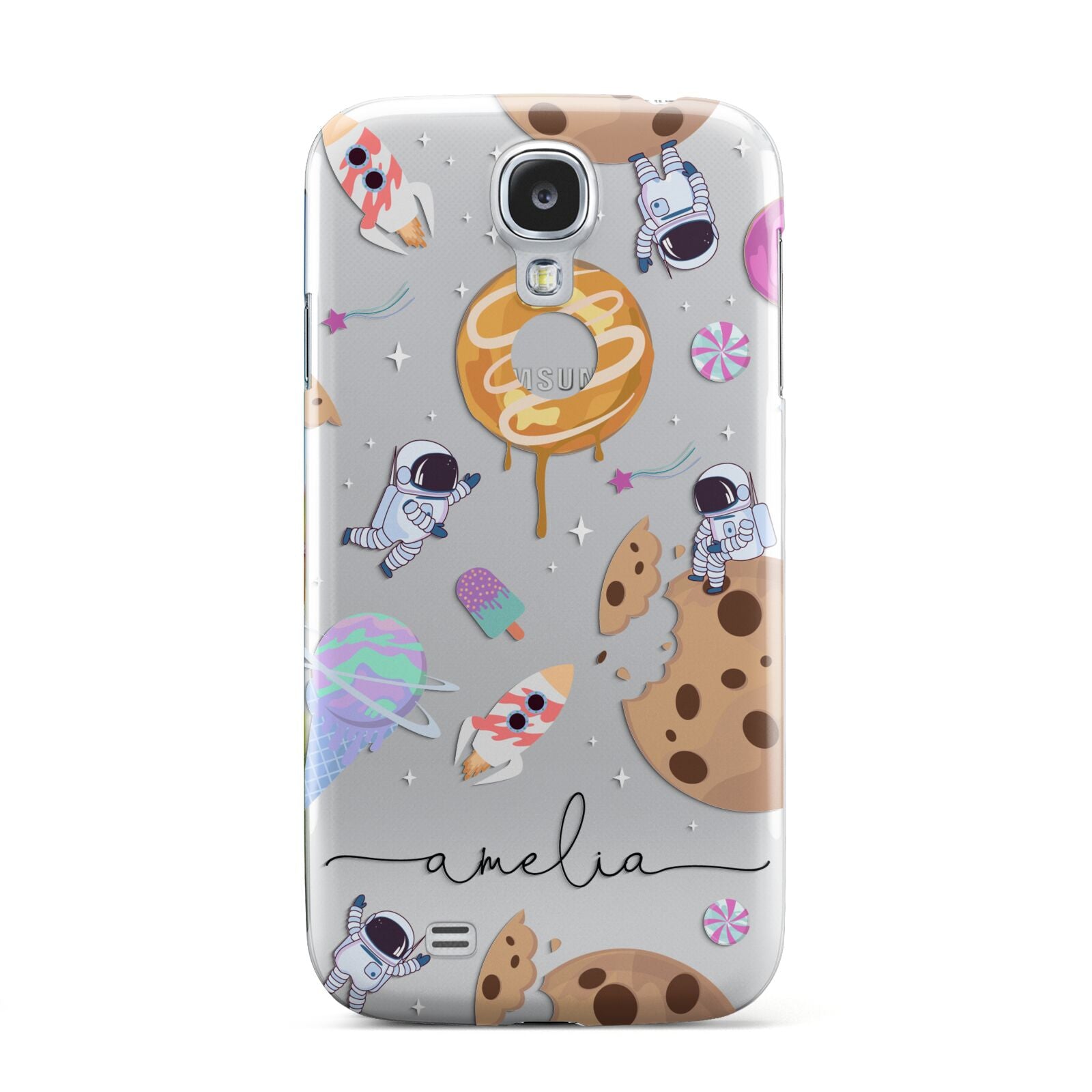 Candyland Galaxy Clear Personalised Samsung Galaxy S4 Case