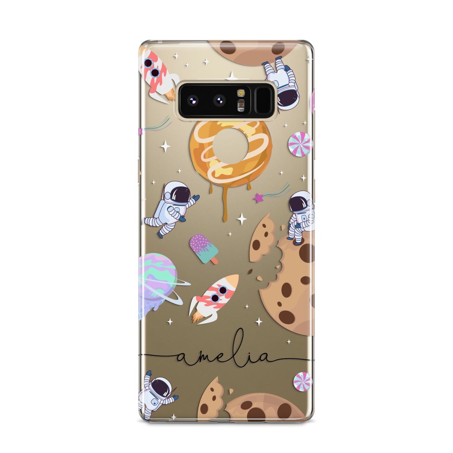 Candyland Galaxy Clear Personalised Samsung Galaxy S8 Case