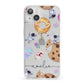 Candyland Galaxy Clear Personalised iPhone 13 Clear Bumper Case