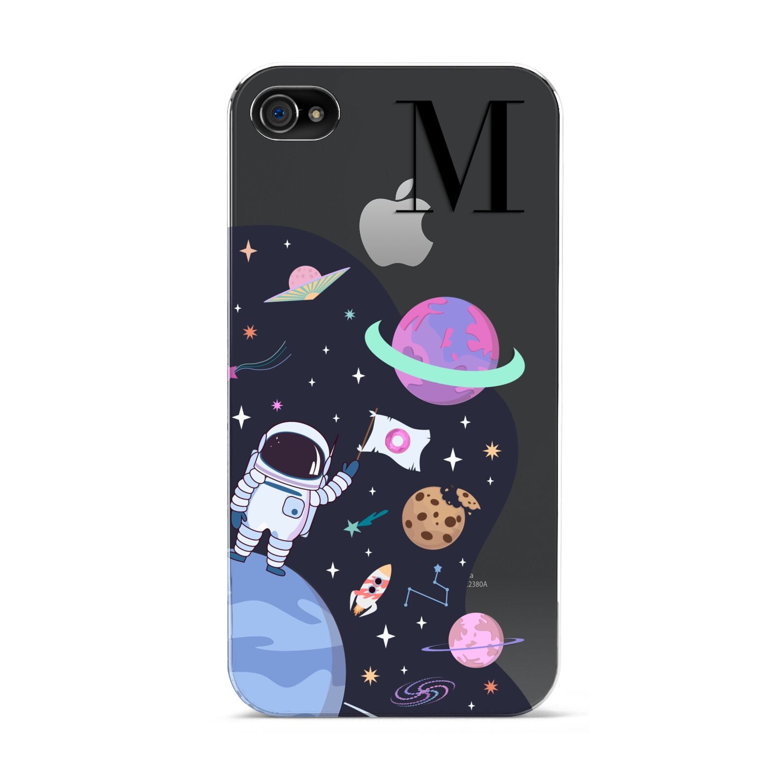 Candyland Galaxy Custom Initial Apple iPhone 4s Case